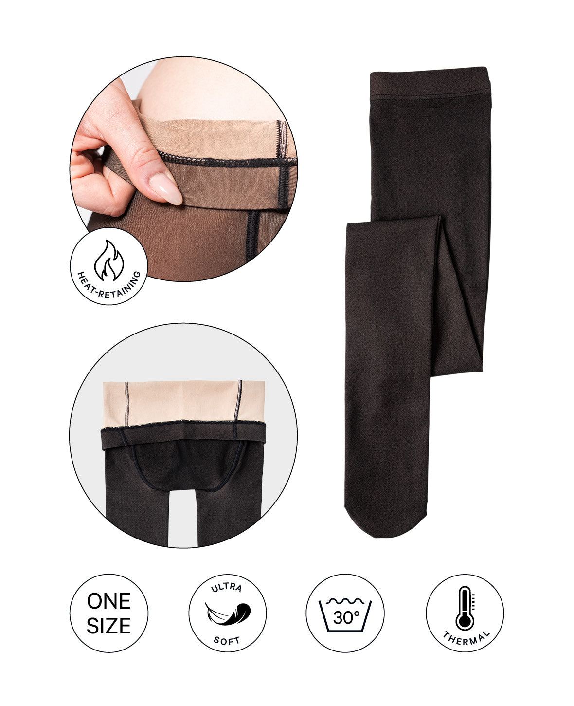 Elastic Winter Leggings for Women - Tights Fashion Stretch Nylon
