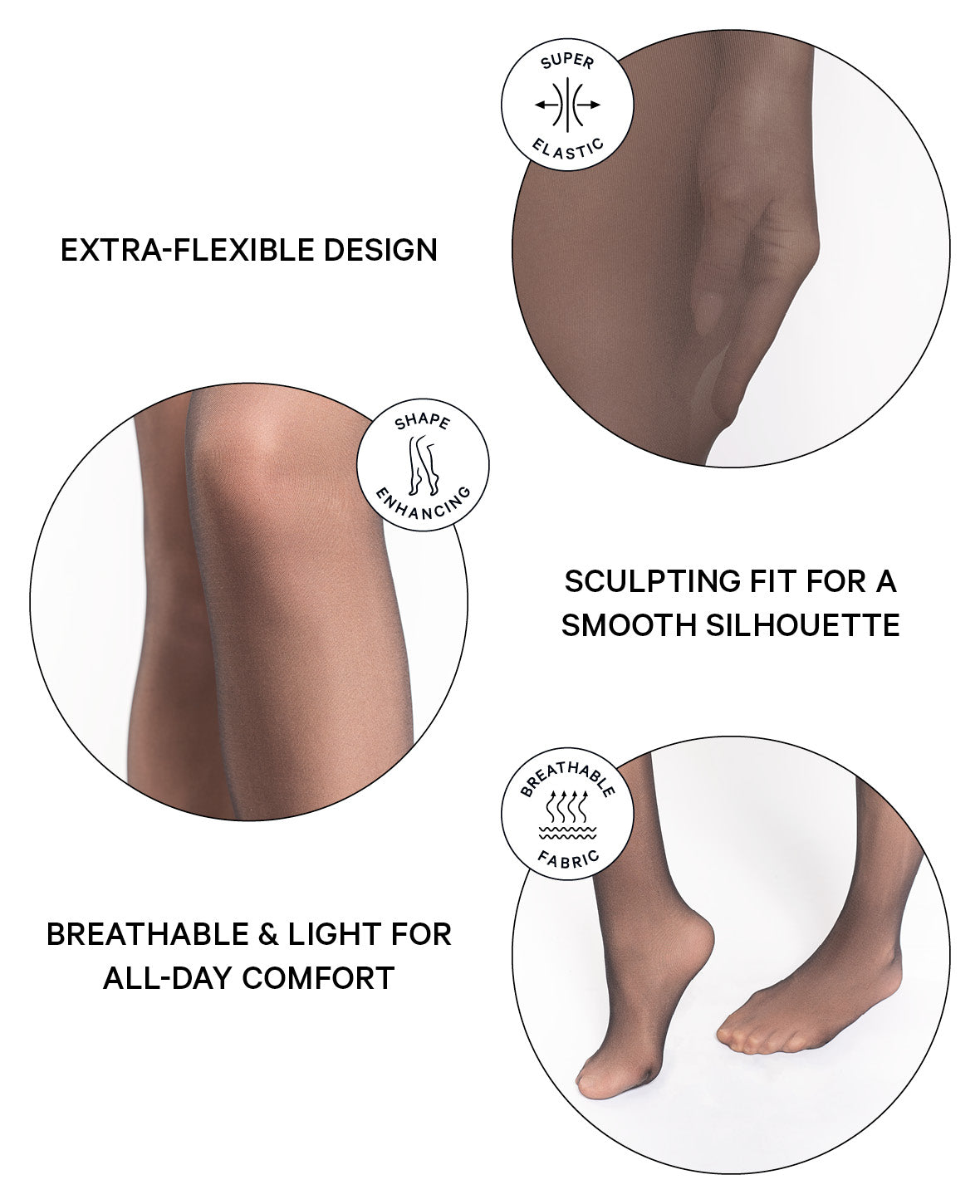 Elastic Winter Leggings for Women - Tights Fashion Stretch Nylon