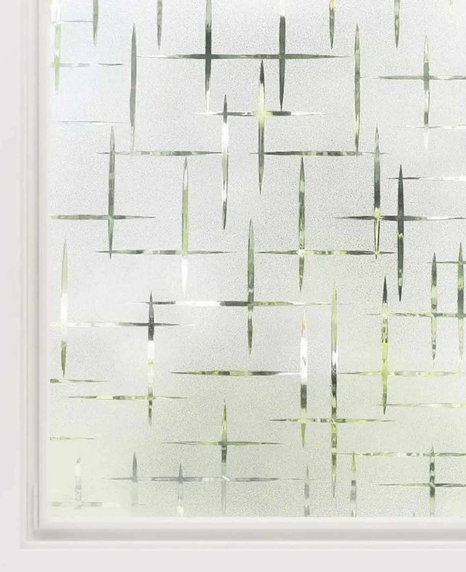 (90x200cm) Matte Deko Fensterfolie Statische Sicht