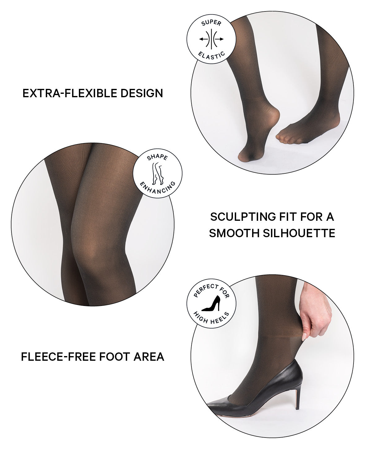 Women's Elastic Winter Leggings Tights Fashion Stretch Nylonstret
