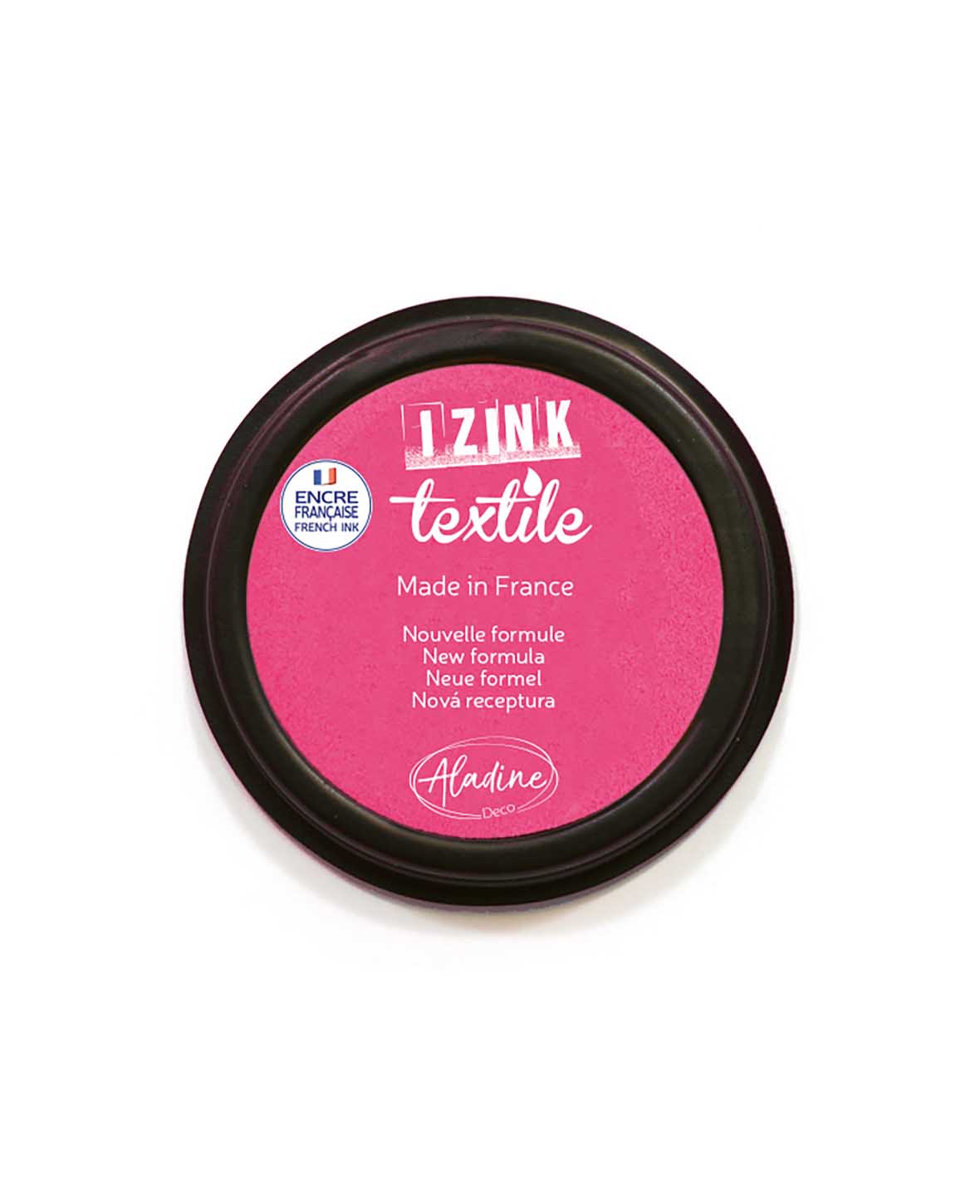 Tampon encreur textile IZINK pour tissus, Rose