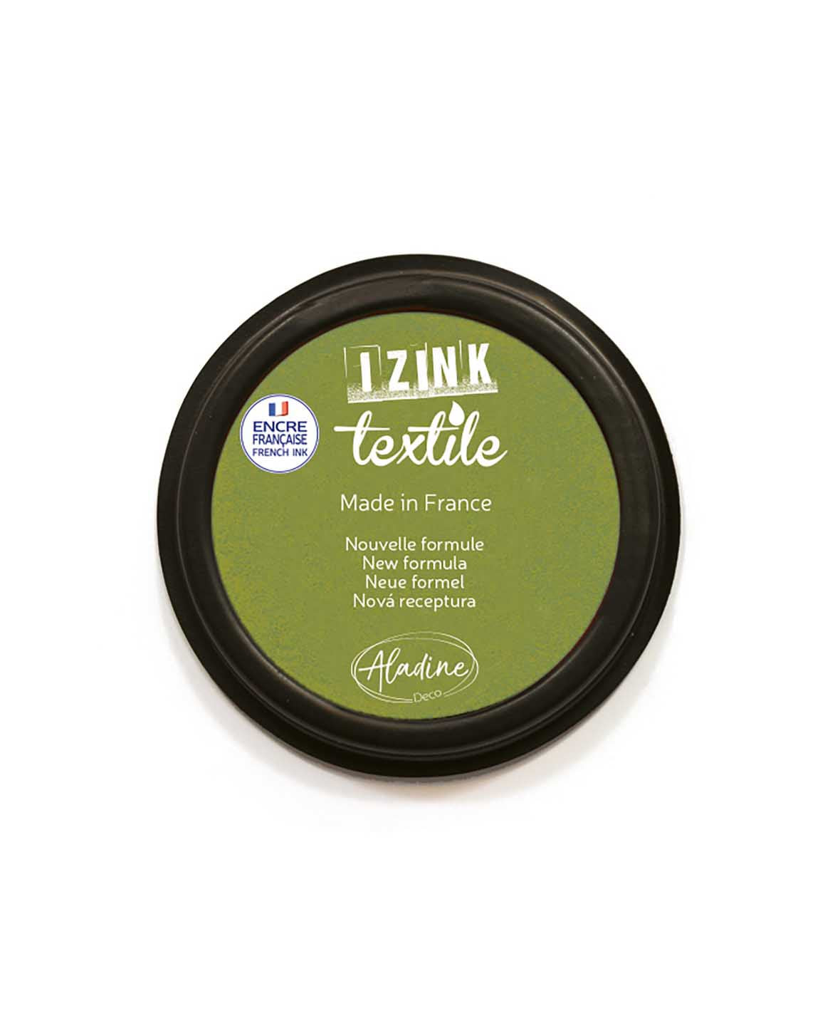 Tampon encreur textile IZINK pour tissus, vert clair