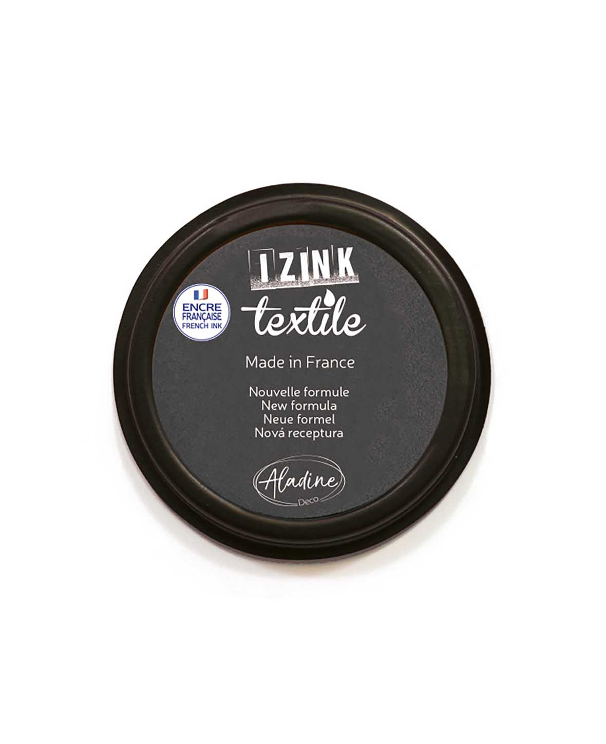 Tampon encreur textile IZINK pour tissus, Gris