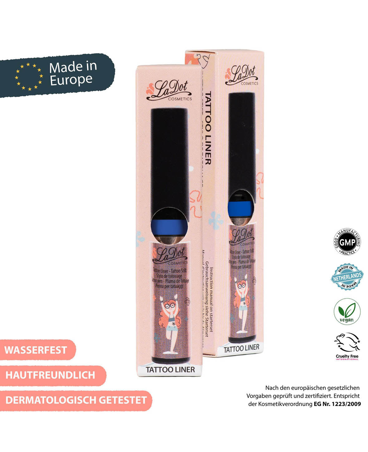 Liner, blau