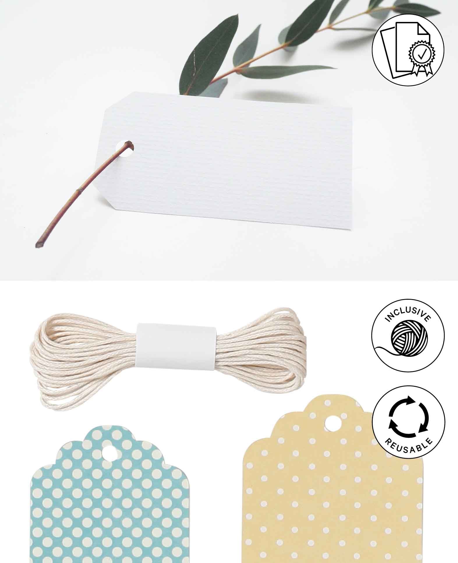 Lot d'étiquettes cadeaux I, 30 p.