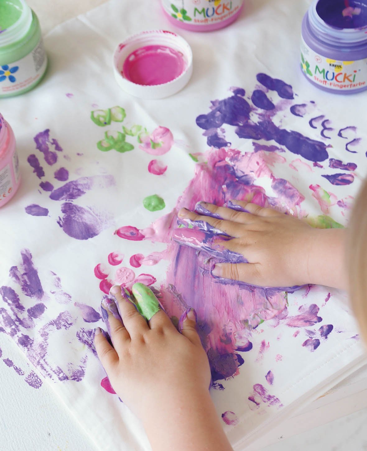 MUCKI Fabric Finger Paint Set of 4