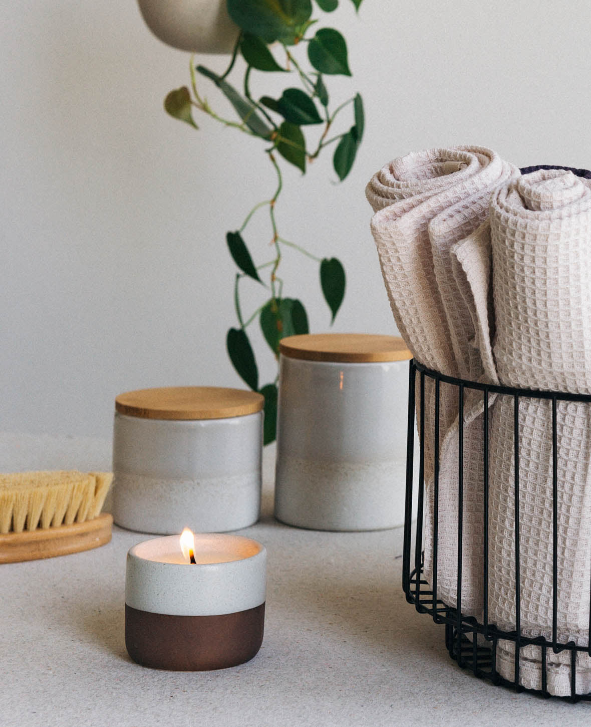SoTrue Candle Ceramic, Orchid Bamboo