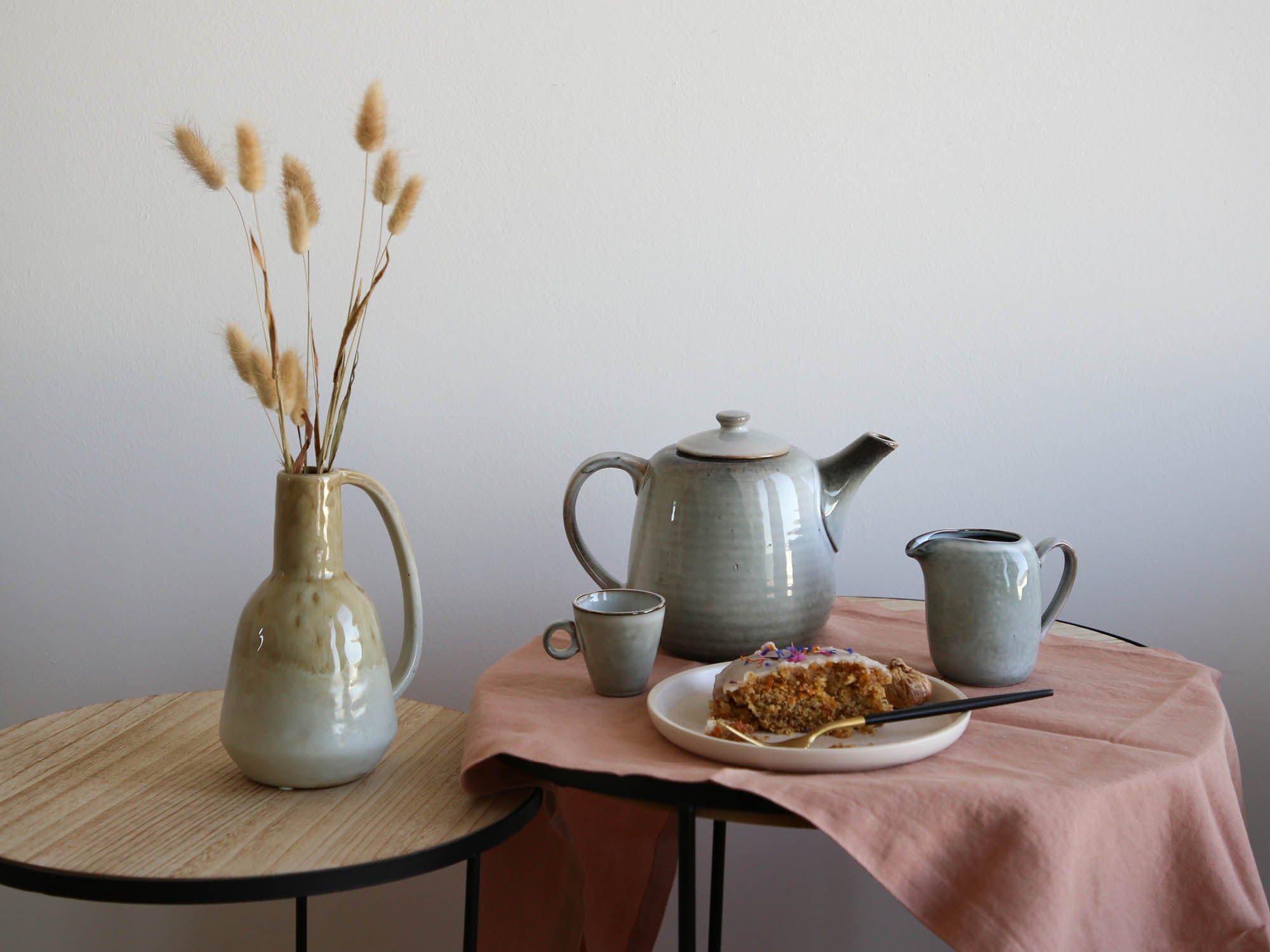 Table runner, 40x120cm, coral