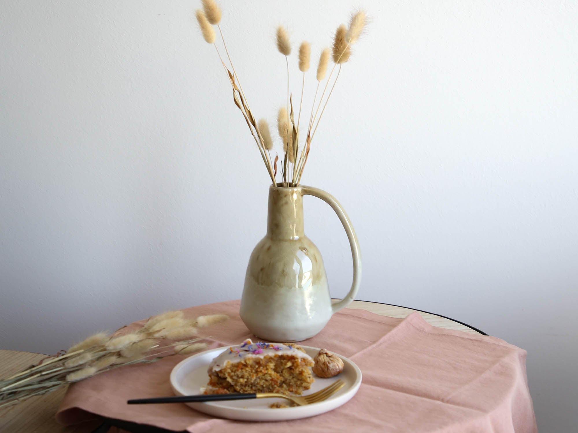 Table runner, 40x120cm, coral