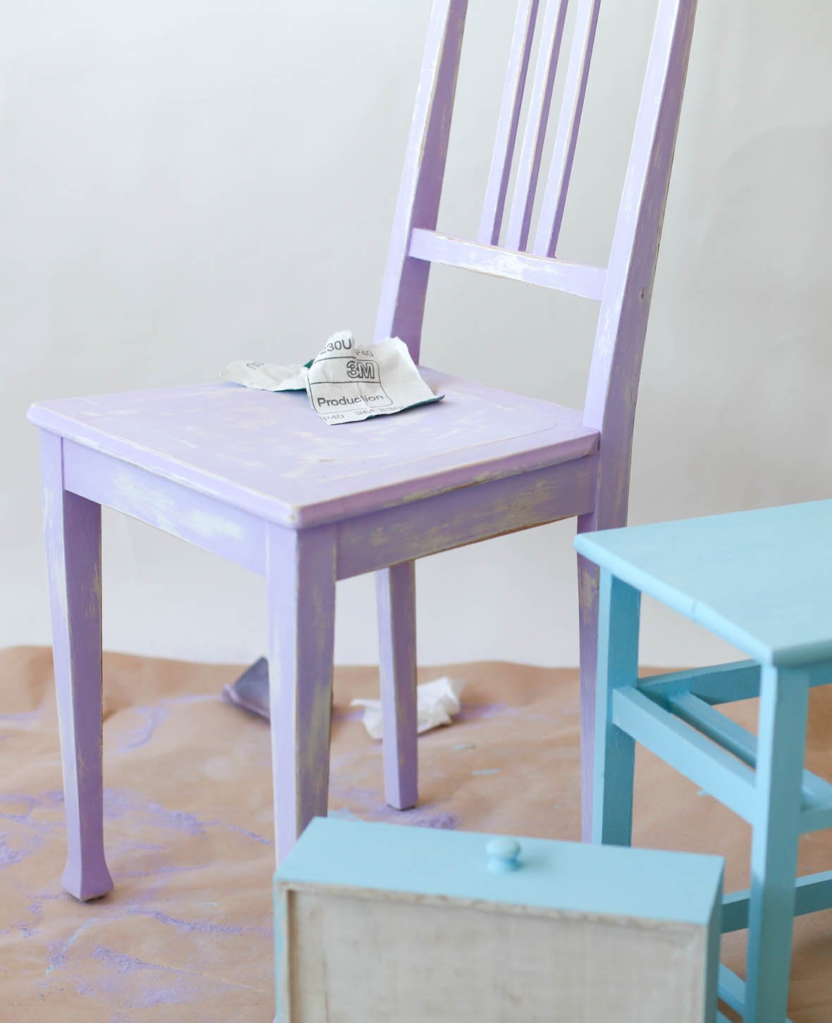 Chalk Paint Spray, chalk spray with a velvety look for shabby chic and vintage decorative projects, Pink Petal, 400 ml = 2 m2