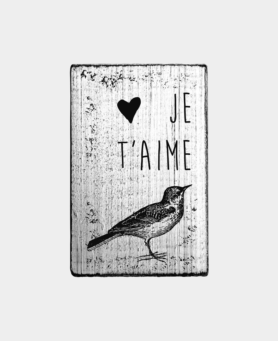 Vintage Stamp, Je t'aime