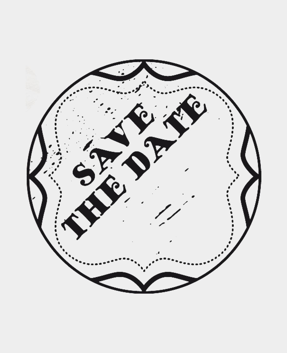 Woodies Motivstempel, Save The date