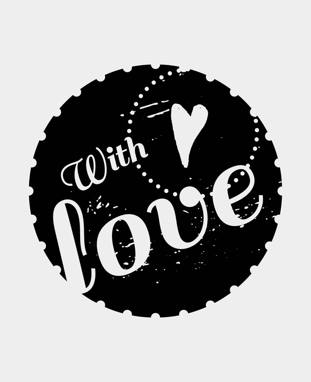 Woodies Motivstempel, With love