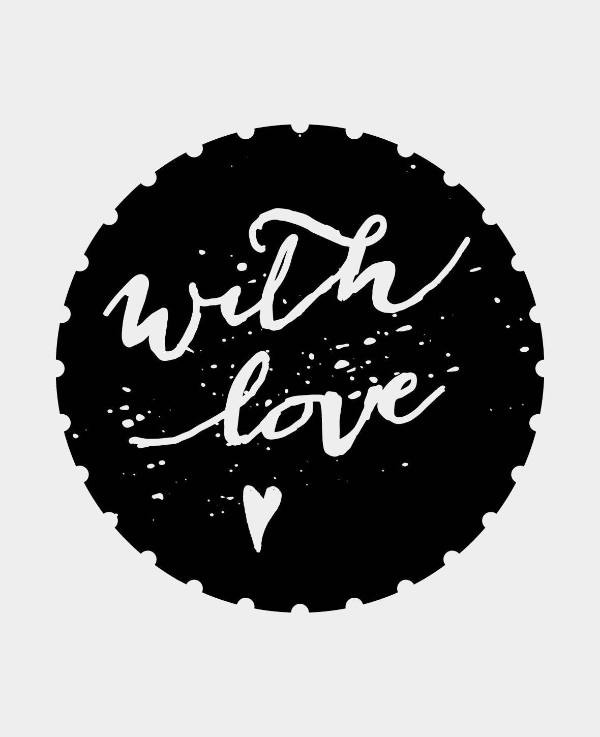 Woodies Motivstempel, with love II
