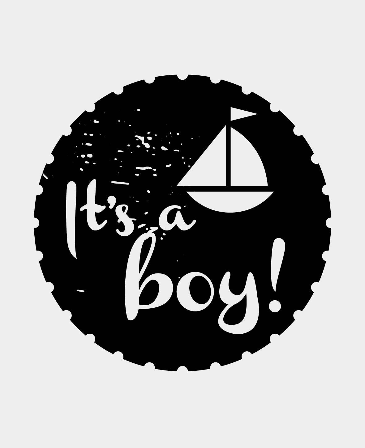 Woodies Motivstempel, It's a boy II
