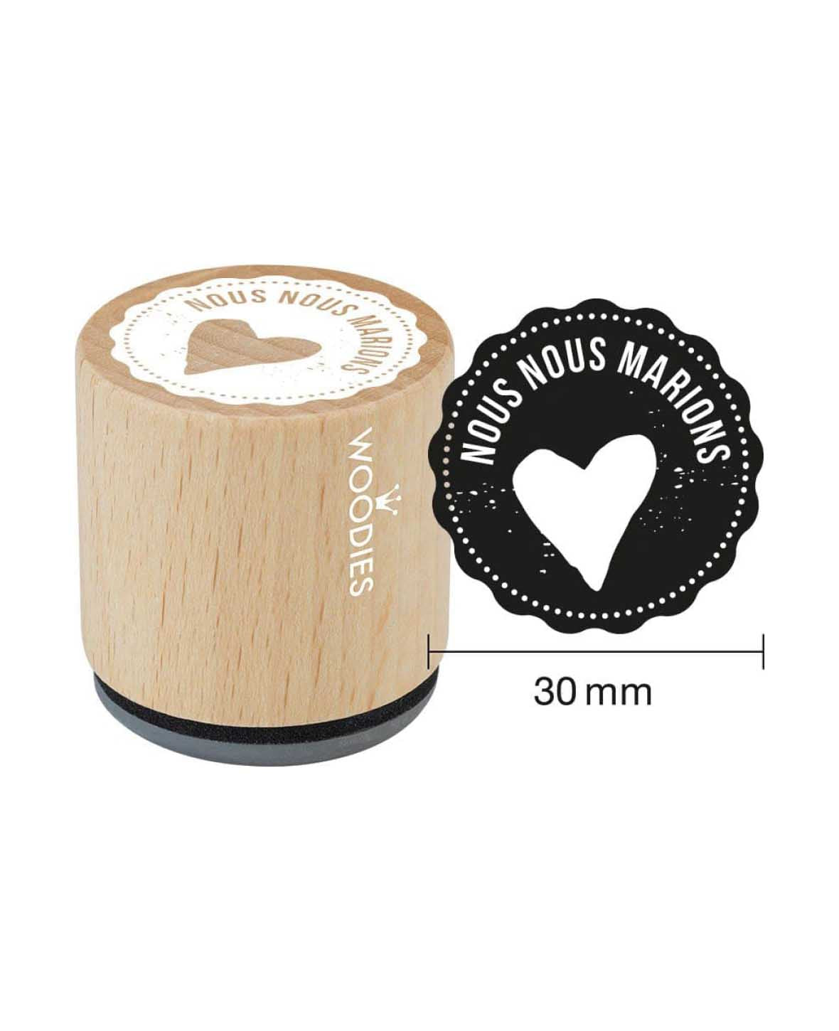 Woodies Stamp We're getting married