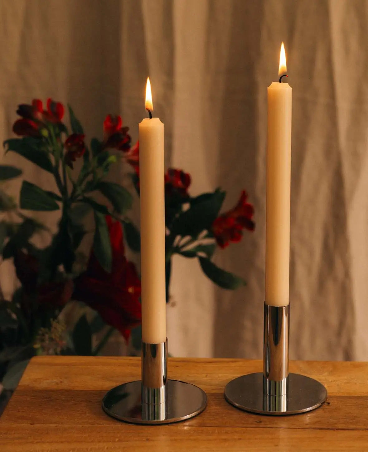 Pure Taper Candles 4 pc. sahara