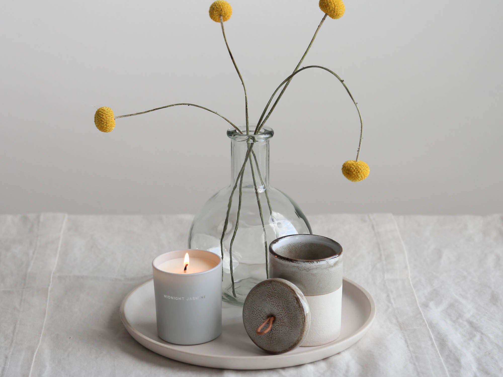 Duftkerze aus Sojawachs, Midnight Jasmine