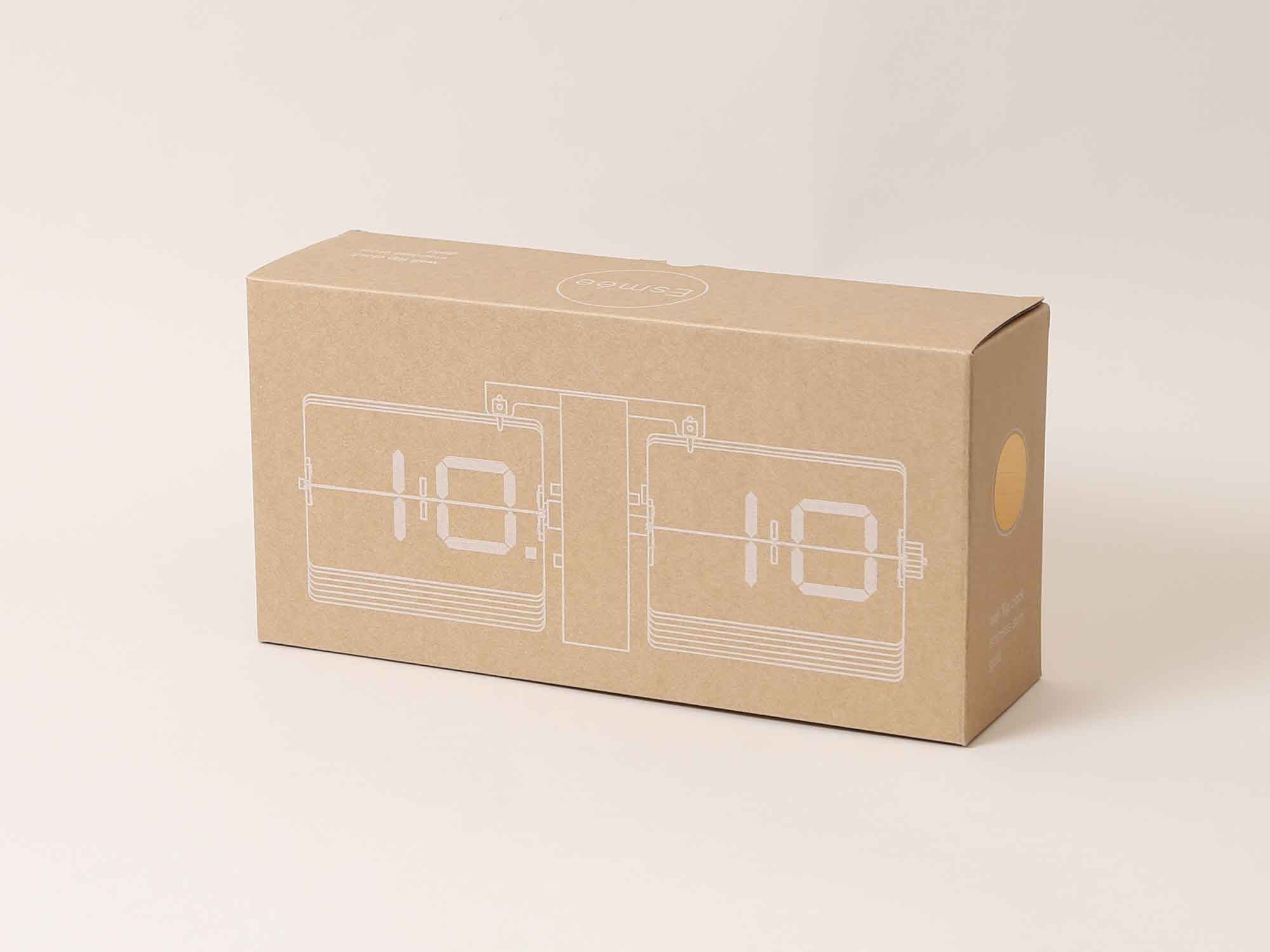 Goldene Flip Clock Wanduhr