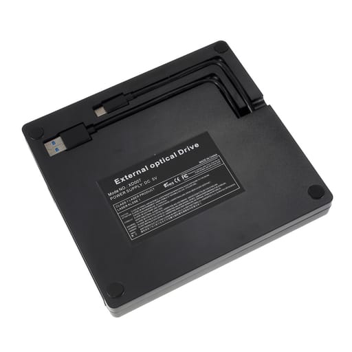 2in1 Slim Super Drive USB C & USB 3.0 CD DVD-RW External Burner