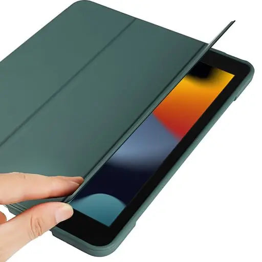 iPad 10.2 (2021/2020/2019) Leder Tasche Smart Case Hülle + Apple Penc