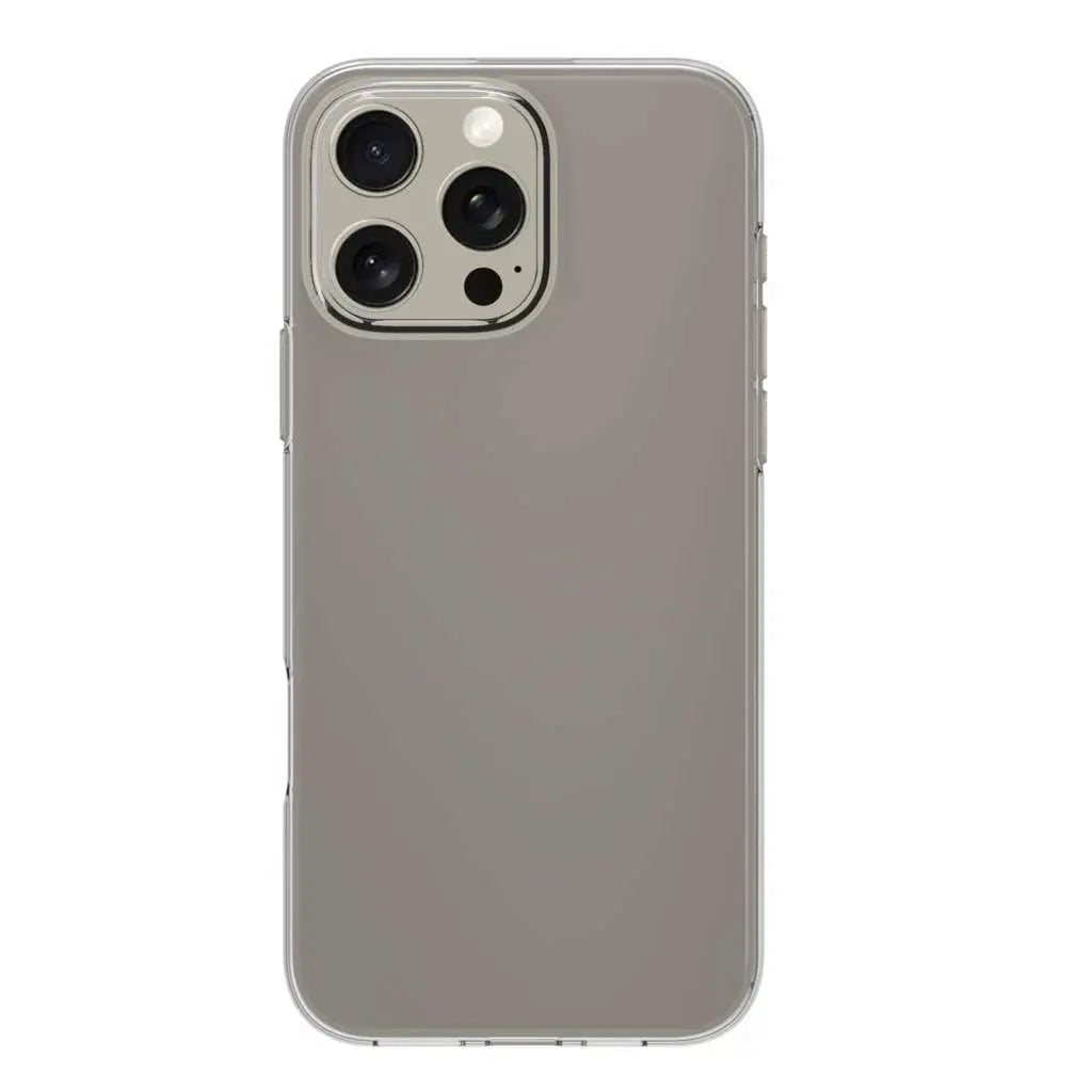 iPhone 16 Pro Max Gummi Case Hülle Slim Design 1.0 mm - Transparent