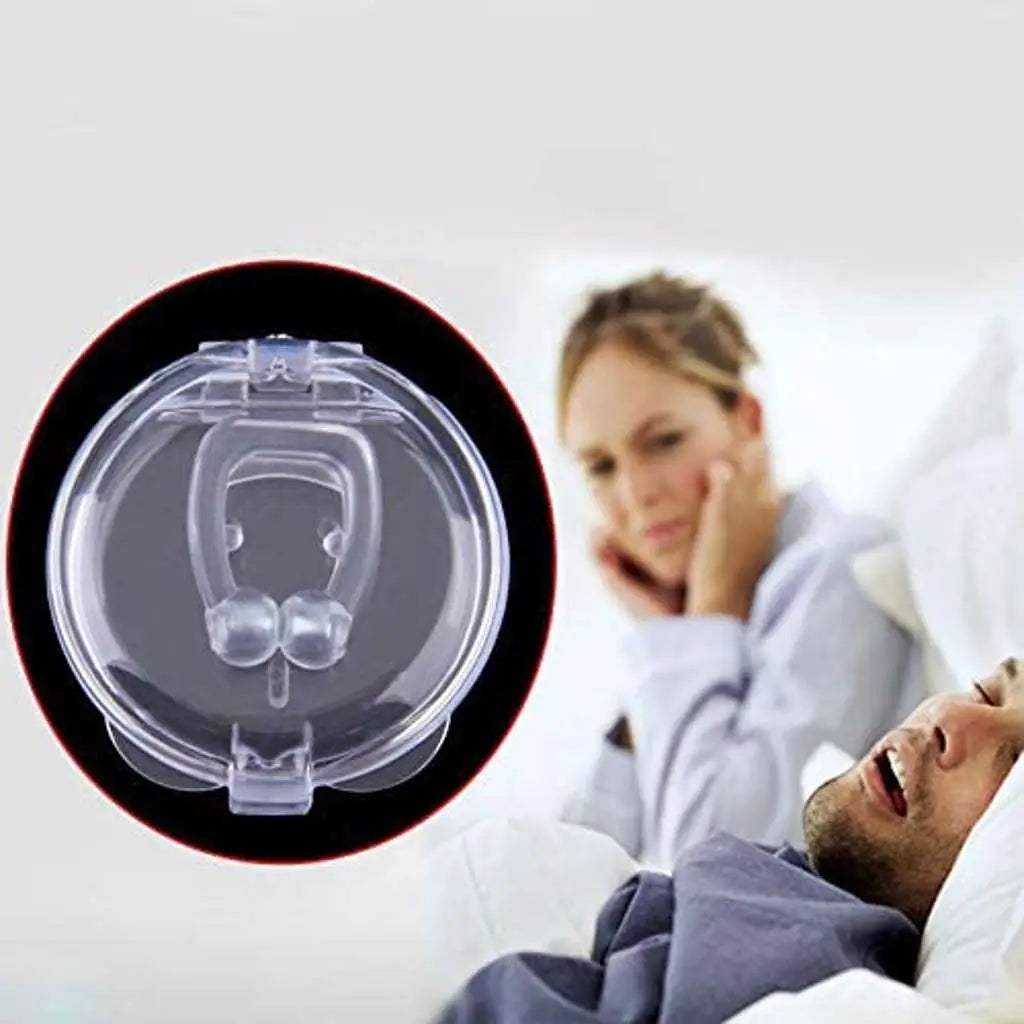Magnetic Anti Snoring Nose Clip Silicone Snore Stopper Nasal Dilator