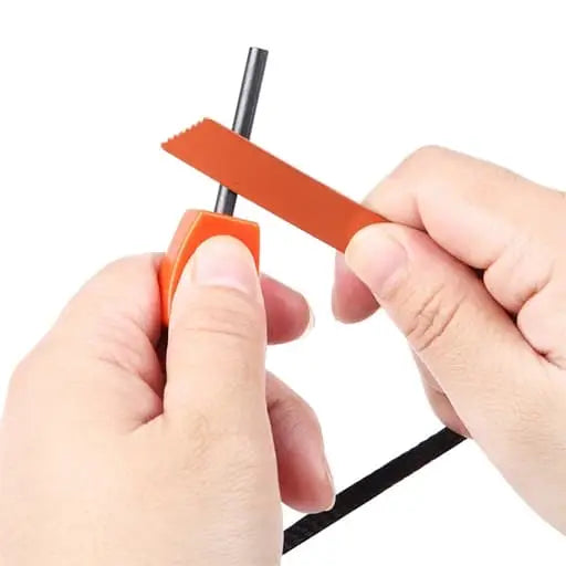 Magnesium Feuerstein Survival Zündstein Outdoor Feuerstahl - Orange