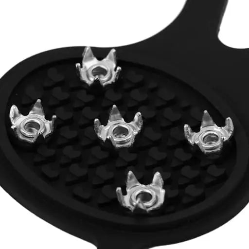 (1 pair) Shoe Spikes Snow Shoe Crampons Grips Ice Cleats Silicone Band