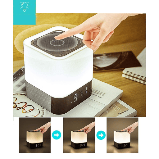 Lampe Intelligente Enceinte Bluetooth LED Lumière d'Ambiance - Multicolore