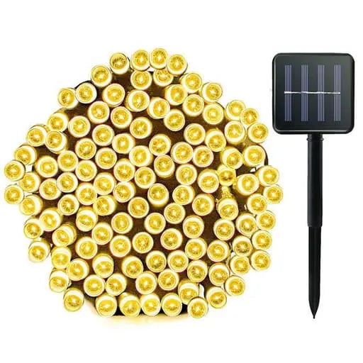 (22m) 200 LED Guirlande lumineuse solaire décorative extérieure IP65 - Chauffe