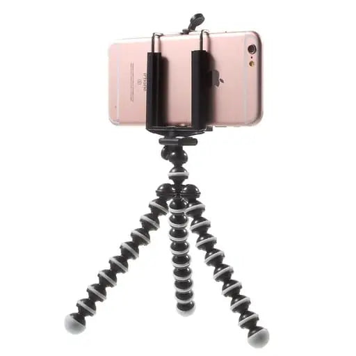 (17cm) Trépied universel pour téléphone portable Support de téléphone portable - Noir