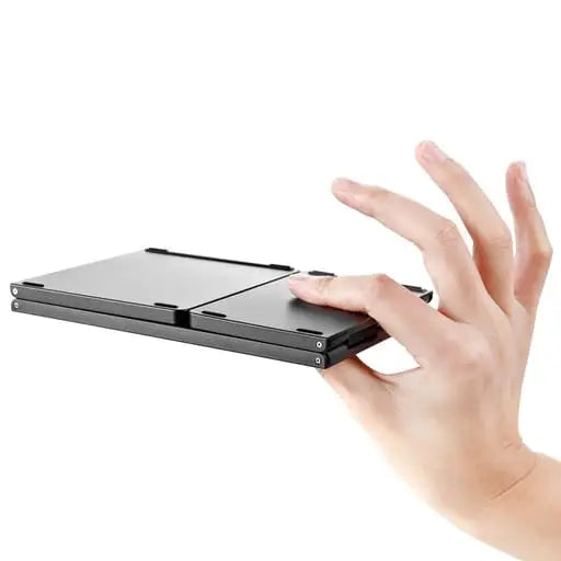 Clavier QWERTY pliable mini Bluetooth avec pavé tactile pour ma