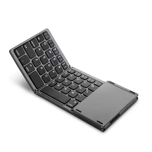 Clavier QWERTY pliable mini Bluetooth avec pavé tactile pour ma