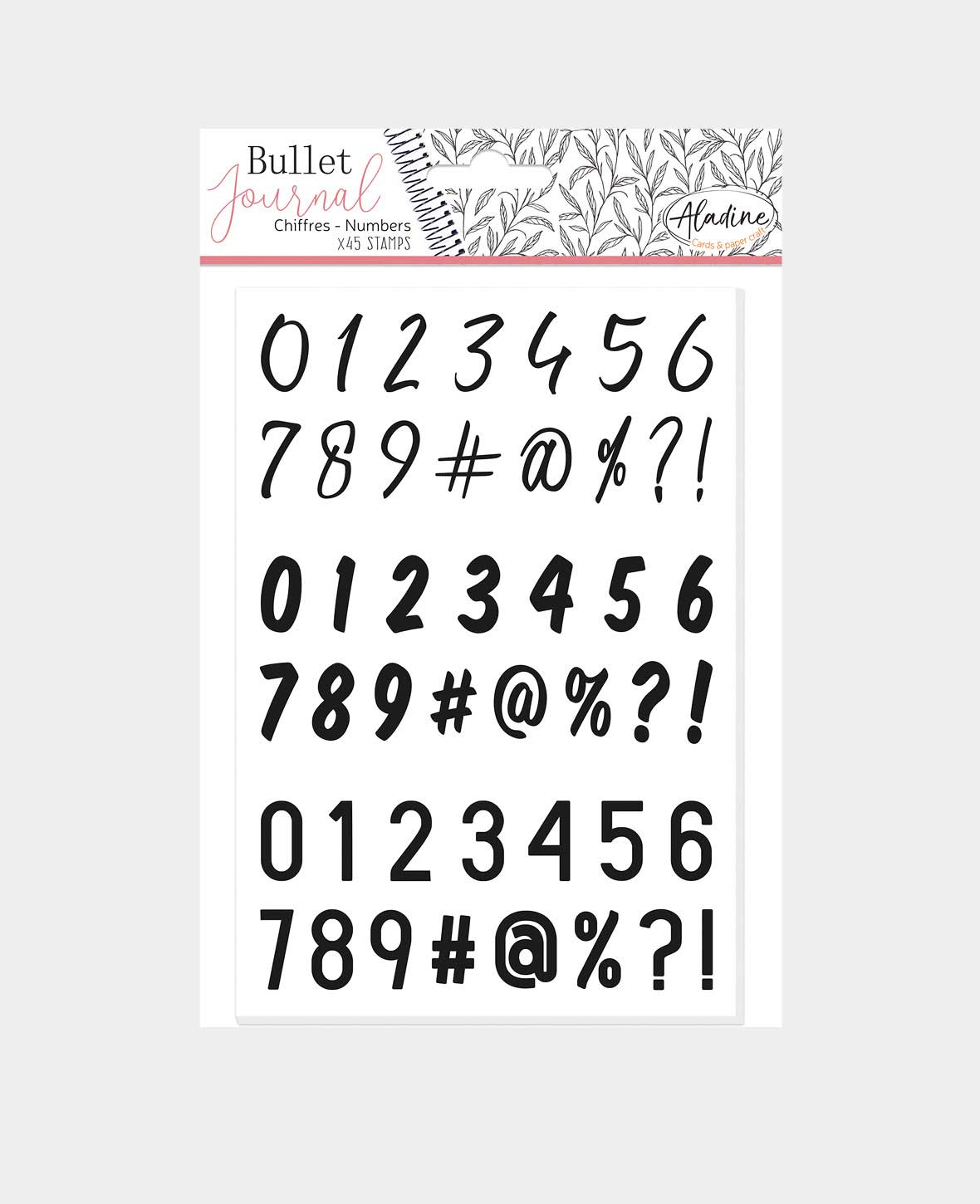 Stempelset Journal Zahlen 2