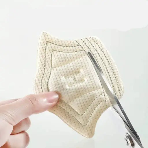 (1 Pair) 7mm Ultra-Soft Fabric Heel Cushion Inserts Anti-Slip / Massage