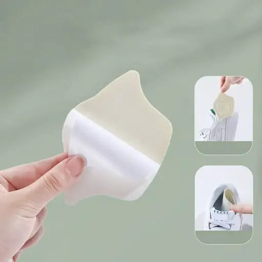 (1 Pair) 7mm Ultra-Soft Fabric Heel Cushion Inserts Anti-Slip / Massage