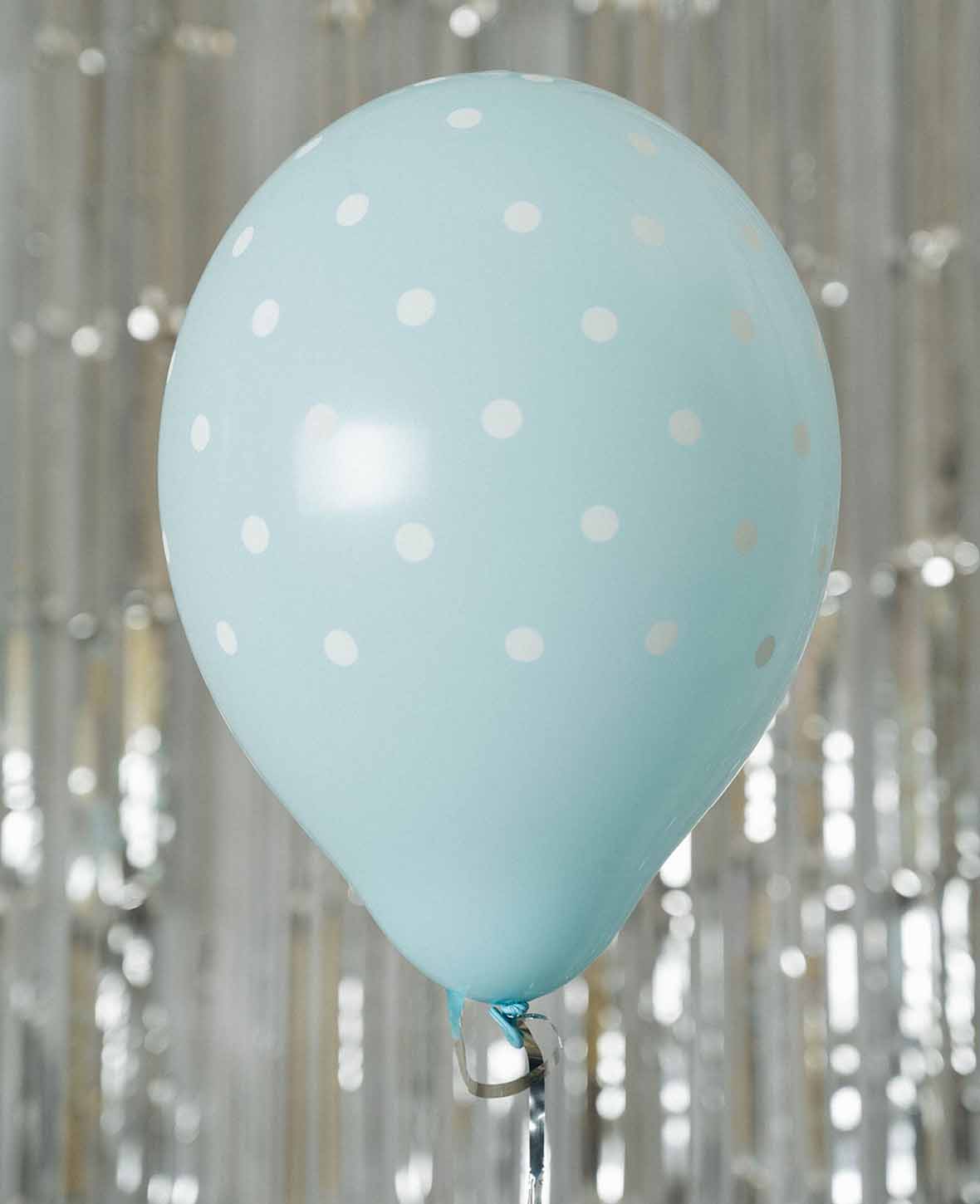 Balloons Polka Dot, 27 cm, Pastel, 6 pcs.