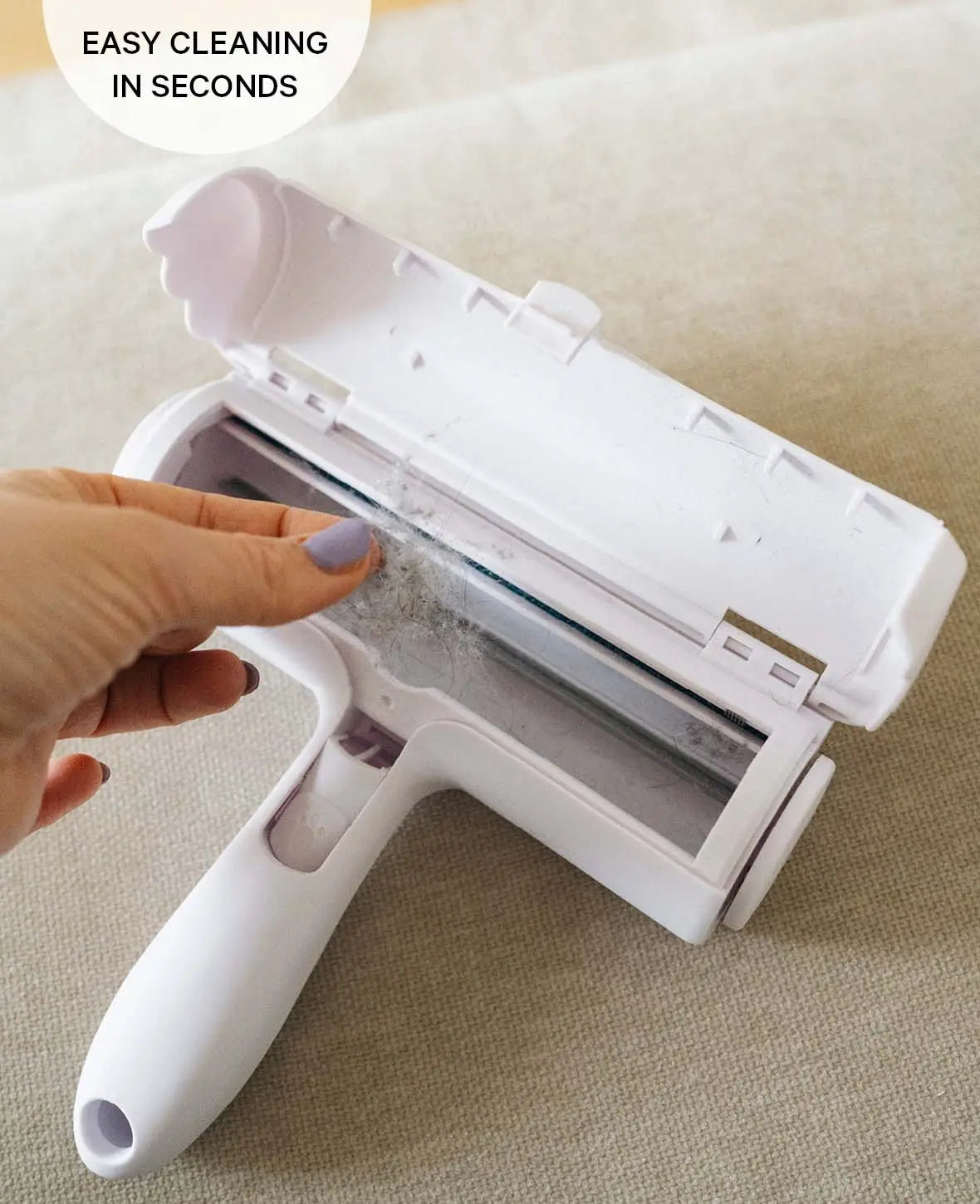 SELF-CLEANING PET HAIR REMOVER