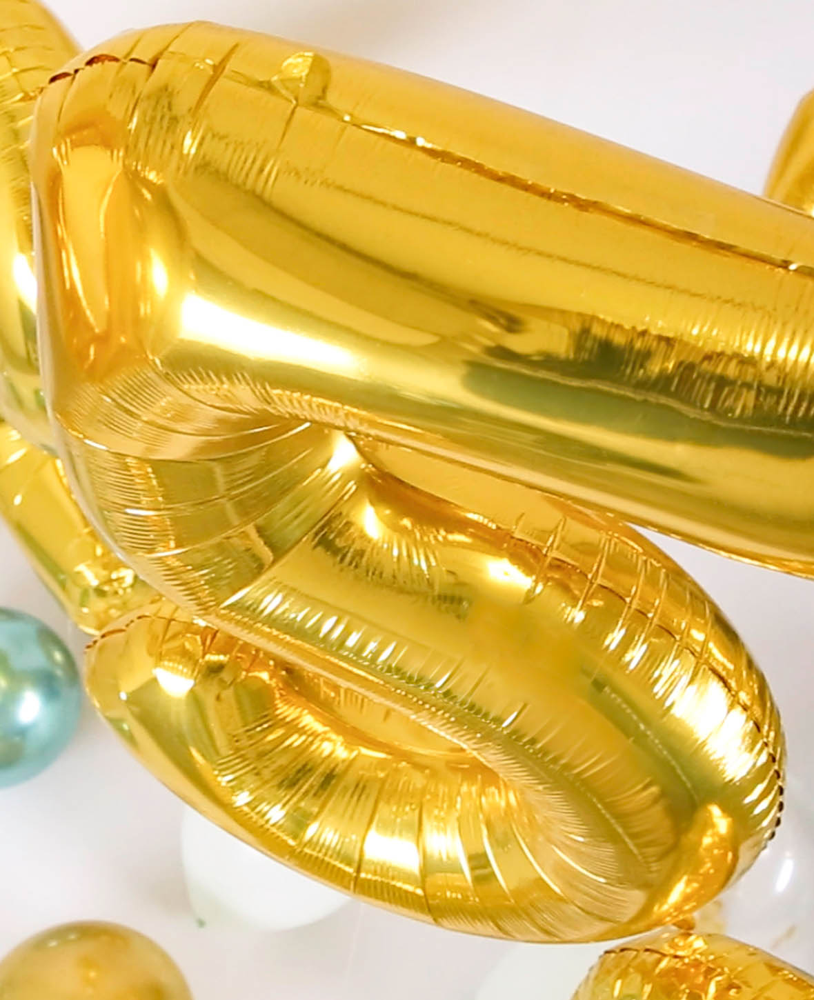 Foil Balloon Number "1", 85 x 30 x 15 cm, Gold