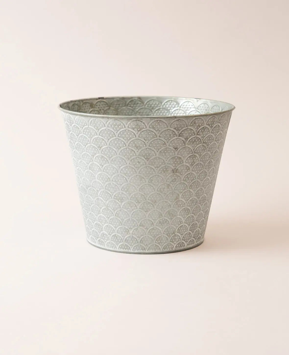 Blumentopf / Übertopf aus Blech mit Orient-Muster, Ø 23 x H 18.5 cm