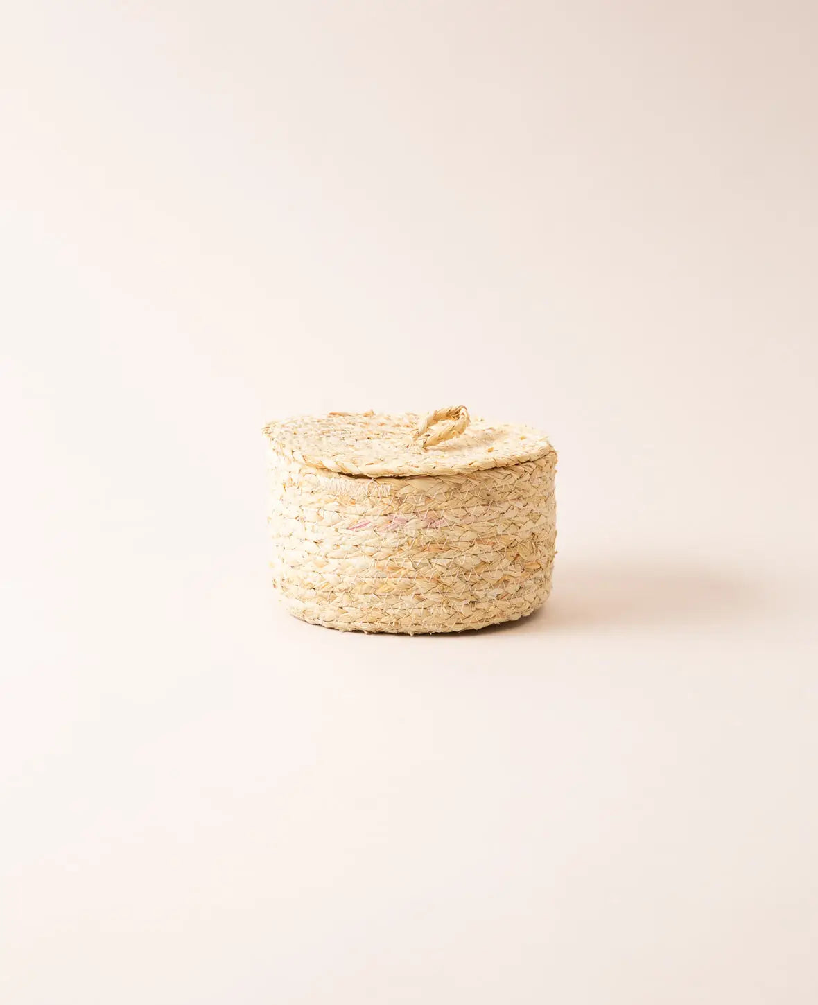 Dark Basket with Lid, D17cm