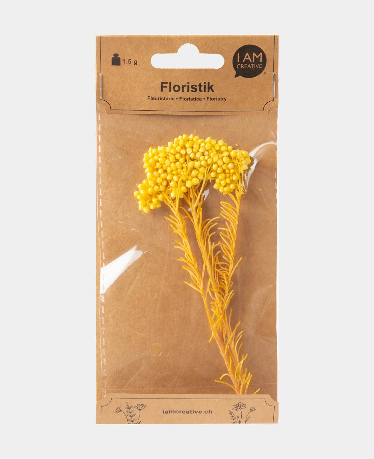 Strohblume getrocknet, Gelb, 1.5 g