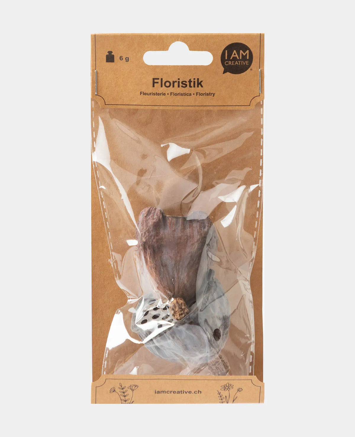 Getrocknete Lotosblumen, Natur Braun, 6 g