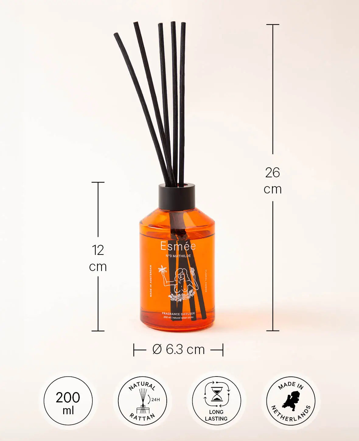 NO 3 MATHILDE DIFFUSER, 200ML