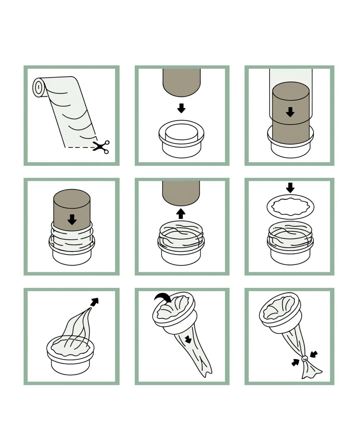 Recharge Tommee Tippee pour poubelle à couches, 100m