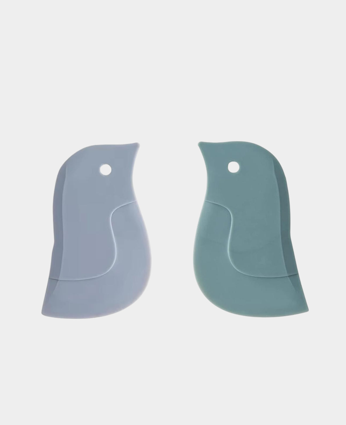 Kit de raclettes Pingouin 2 pcs gris et menthe
