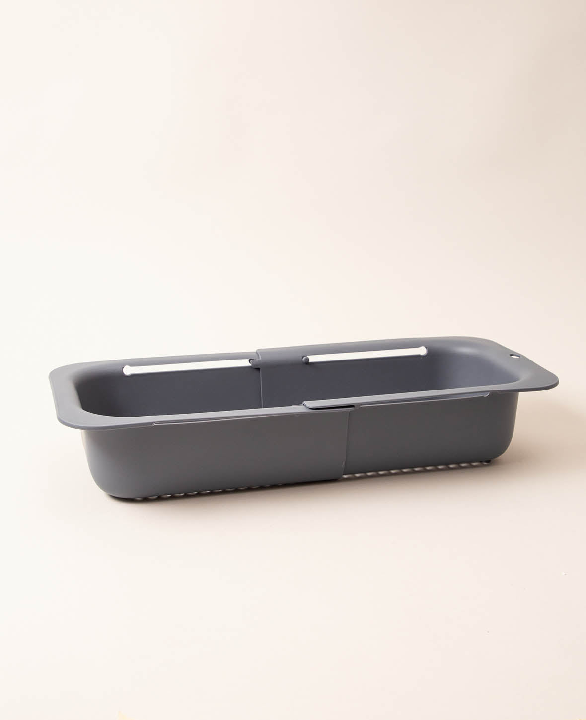 Panier-filtre extensible pour lavabo, 2 pcs. gris