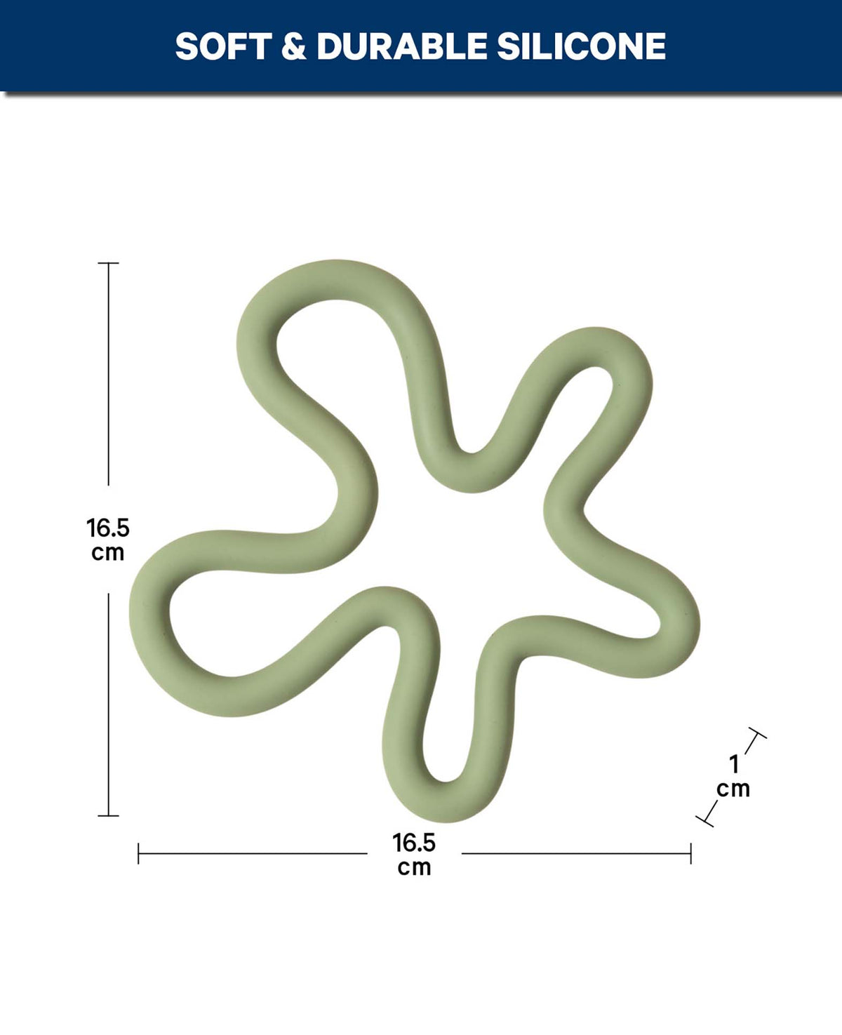 Pot coaster Splash, green