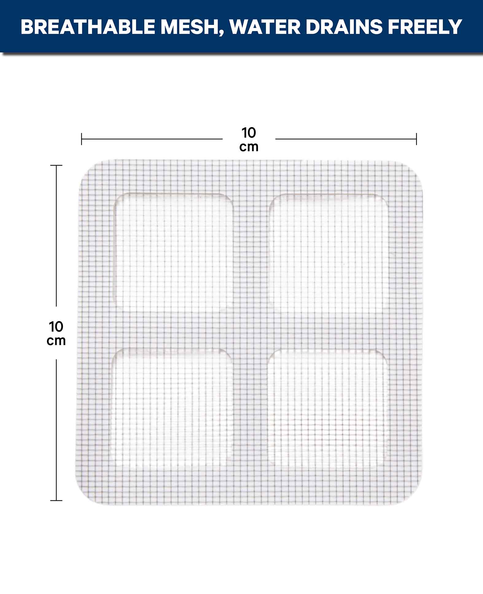 Disposable Shower Drain Hair Catcher, 50 Count
